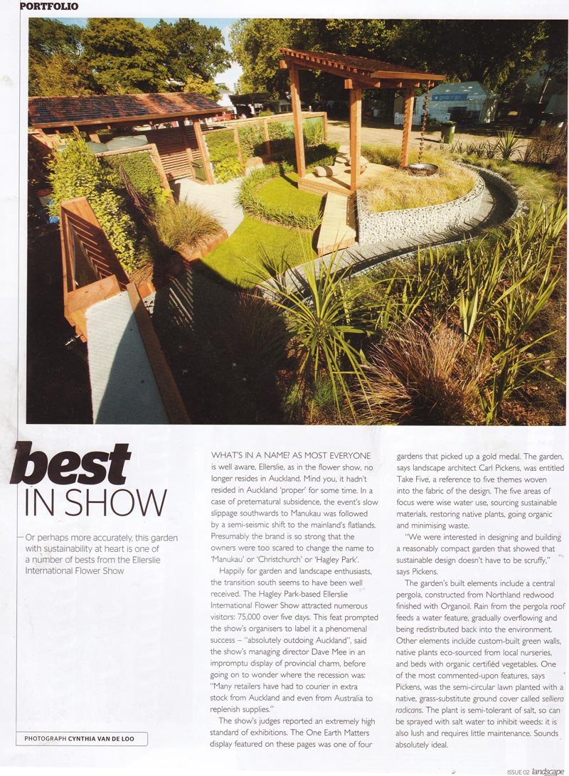 Landscape NZ Magazine 2009